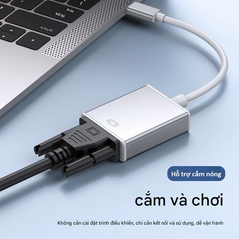 Cáp chuyển Type C ra VGA